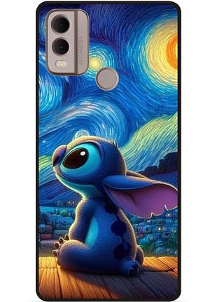 Силіконовий бампер чохол для nokia c22 стіч stitch