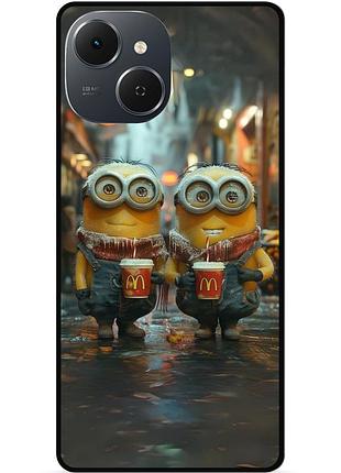 Силіконовий чохол бампер для tecno spark 40c з малюнком міньйони minion 4