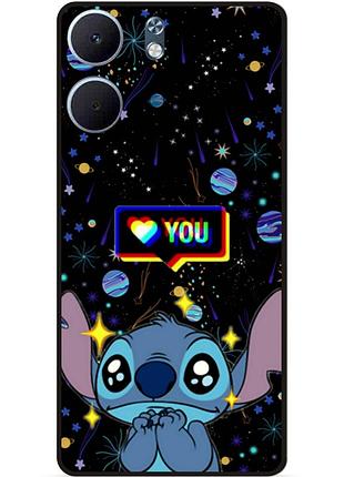 Силиконовый бампер чехол для oppo a5x лило и стич stitch