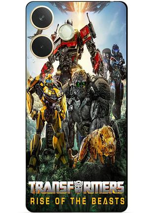 Чехол силиконовый бампер для oppo a5 pro звероботы трансформеры transformers