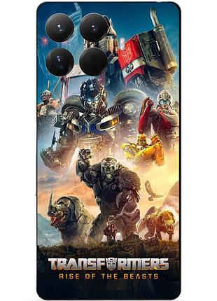 Силіконовий чохол бампер для xiaomi 15t pro з картинкою звіробої трансформери transformers