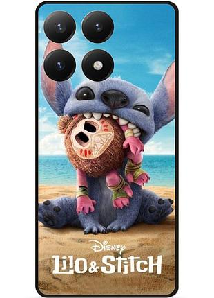 Силіконовий бампер чохол для motorola moto g86 power стіч stitch