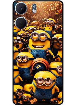 Силиконовый бампер чехол для oppo a5x с картинкой minion миньоны