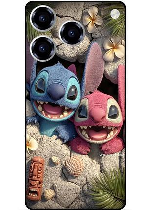 Силіконовий бампер чохол для zte blade a76 стіч stitch