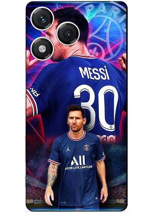 Силіконовий чохол бампер для huawei honor 400 lite з малюнком мессі псж messi