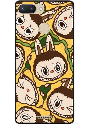 Силіконовий бампер чохол для xiaomi redmi 6 з малюнком лабубу labubu