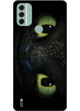 Силиконовый чехол для nokia c31 с картинкой как приручить дракона