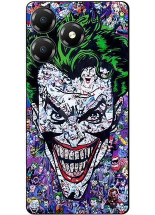 Силіконовий чохол бампер для zte blade a36 з малюнком джокер joker
