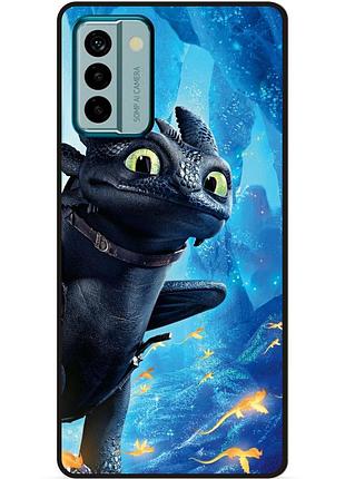 Чехол силиконовый для nokia g42 с рисунком как приручить дракона dragon