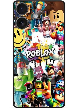 Силіконовий чохол бампер для iphone 17 з малюнком роблокс roblox