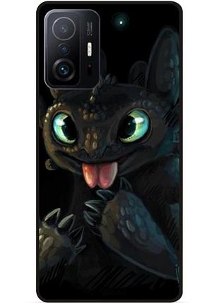 Чехол силиконовый для xiaomi 11t с картинкой как приручить дракона