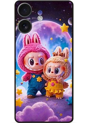 Силіконовий бампер чохол для iphone 17 з малюнком labubu лабубу