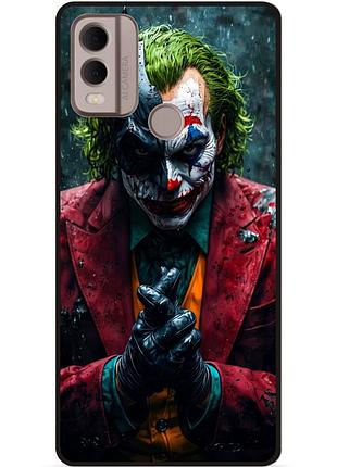 Чехол силиконовый бампер для nokia c21 plus с рисунком джокер бэтмен