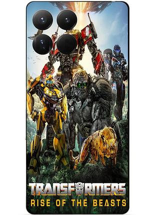 Чехол силиконовый бампер для xiaomi 15t pro звероботы трансформеры transformers