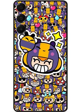 Силіконовий чохол бампер для samsung a15 стікери бравл беа brawl