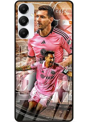 Силиконовый бампер чехол для samsung s25 plus с рисунком месси интер messi