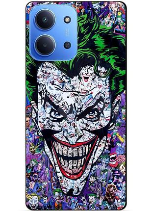 Чехол силиконовый бампер для xiaomi redmi 15c с рисунком джокер joker