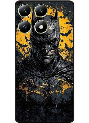 Чехол силиконовый бампер для zte blade a56 с рисунком бэтмен batman