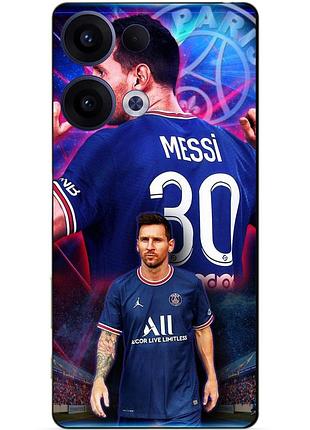 Силіконовий чохол бампер для oppo reno 13 з малюнком мессі псж messi