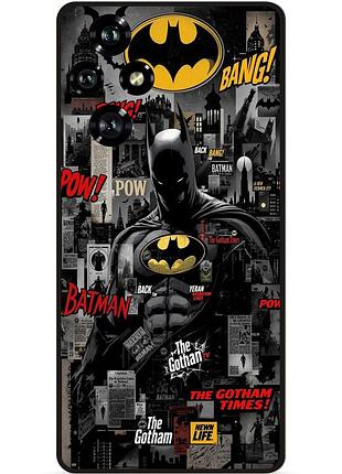 Чехол силиконовый бампер для huawei honor 200 с рисунком batman бэтмен