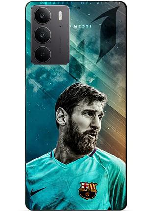 Силіконовий чохол бампер для realme c71 / c75 з малюнком leo messi мессі