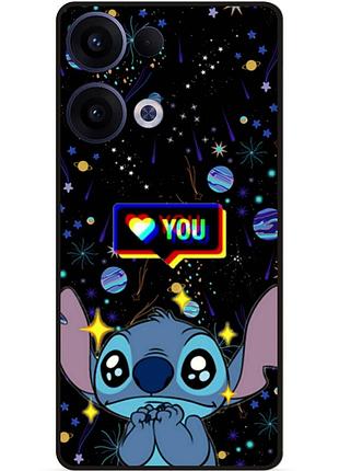 Силіконовий бампер чохол для oppo reno 13 стіч stitch