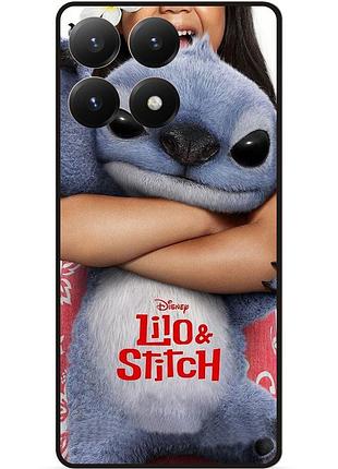 Силиконовый чехол бампер для xiaomi 15t стич и лило stitch