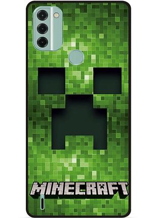 Силіконовий чохол бампер для nokia c31 гра minecraft майнкрафт