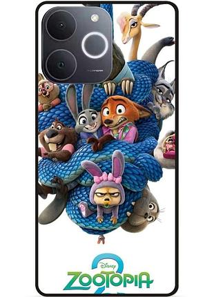 Силиконовый чехол для realme note 70 с рисунком zootopia зверополис