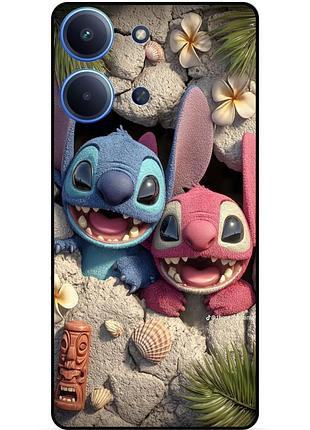 Силіконовий бампер чохол для xiaomi poco c85 стіч stitch
