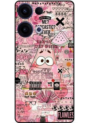 Силіконовий чохол для oppo reno 13 з малюнком губка боб sponge bob
