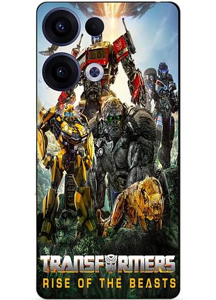 Силіконовий чохол бампер для oppo reno 13 зверобати трансформери transformers