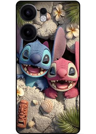 Чехол силиконовый бампер для oppo reno 13fs лило и стич stitch