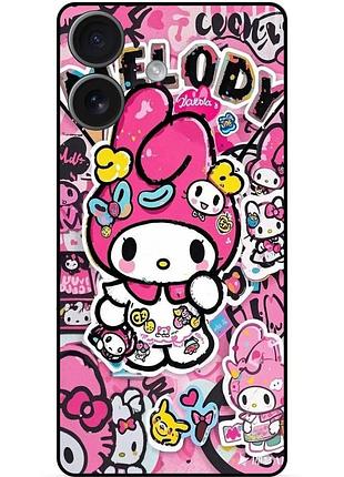 Силиконовый чехол для iphone 17 hello kitty kuromi куроми хелло китти