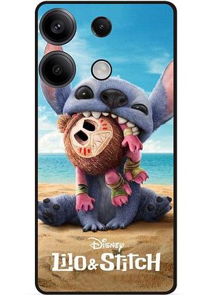 Силиконовый чехол бампер для infinix note 30 (x6833b) лило и стич stitch
