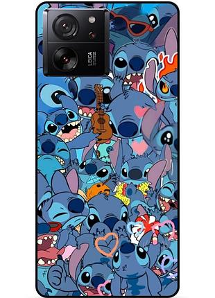 Силіконовий бампер чохол для xiaomi 13t з картинкою стіч stitch