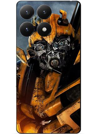 Чехол силиконовый бампер для motorola edge 60 pro с рисунком бамблби bumblebee трансформеры