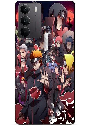 Чехол силиконовый бампер для realme c71 / c75 с рисунком наруто naruto аниме