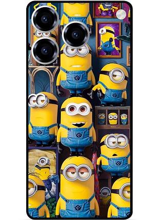 Силіконовий чохол бампер для zte blade a76 з малюнком міньйони minion