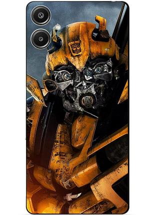 Чехол силиконовый бампер для samsung a07 с рисунком бамблби bumblebee трансформеры