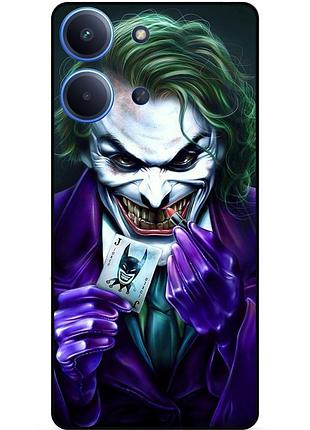 Чехол силиконовый бампер для xiaomi redmi 15c с рисунком joker джокер