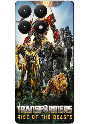 Силіконовий чохол бампер для motorola edge 60 pro зверобати трансформери transformers