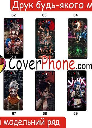 Силиконовый чехол бампер для iphone 17 с рисунком 7