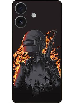 Чехол силиконовый бампер для iphone 17 puвg пабг