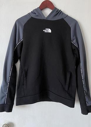 Худі кофта the north face оригінал чорна дитяча спортивна кофта кенгуру