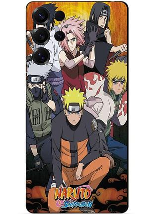 Чехол силиконовый бампер для samsung s24 ultra с рисунком naruto наруто аниме