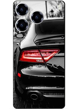 Чехол силиконовый бампер для zte blade a76 с рисунком audi ауди машина авто