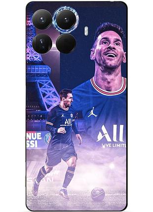 Силіконовий чохол бампер для xiaomi 15t pro з малюнком messi psg мессі