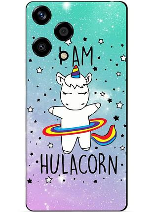 Силіконовий чохол бампер для huawei honor 200 lite з малюнком єдиноріг поні