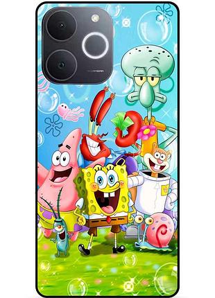 Силиконовый чехол для realme note 70 с рисунком sponge bob губка боб